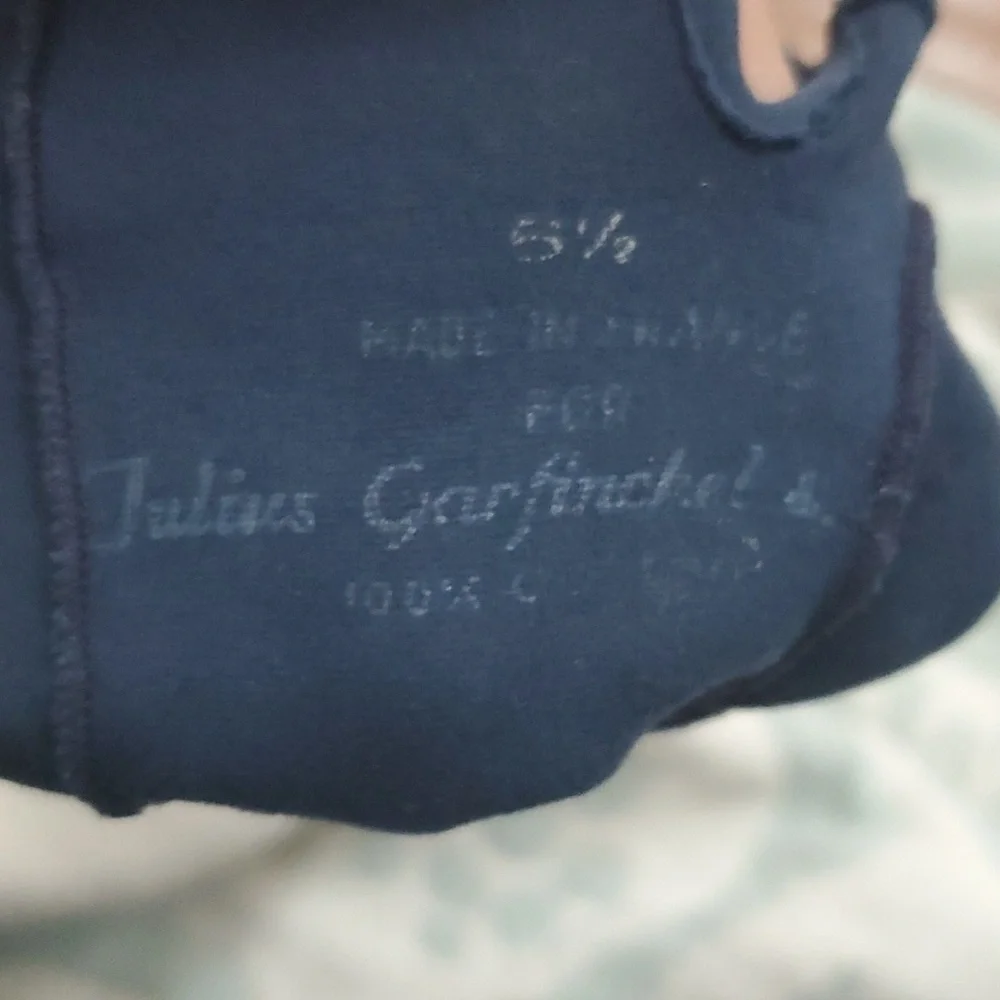 Christian Dior vintage blue cotton bow gloves